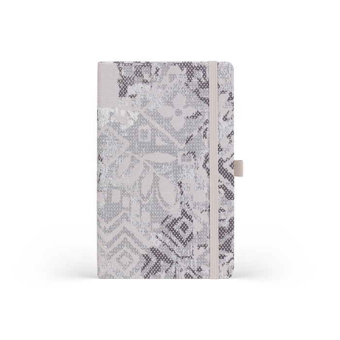 Castelli Shabby Ruled Notebook, Grey Texture, 130mm x 210mm CX1000781