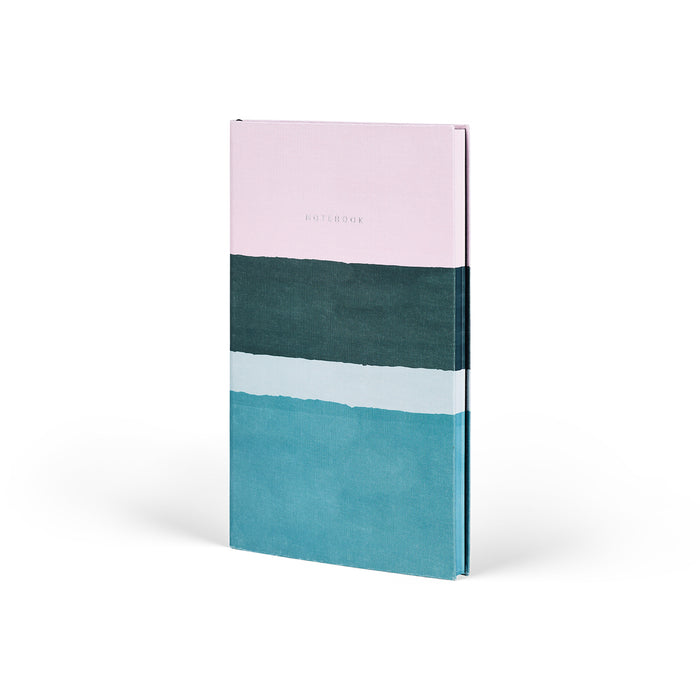 Castelli Stripes Notebook, Mid Ruled, 130mm x 210mm, Dusty Pink CX1000756