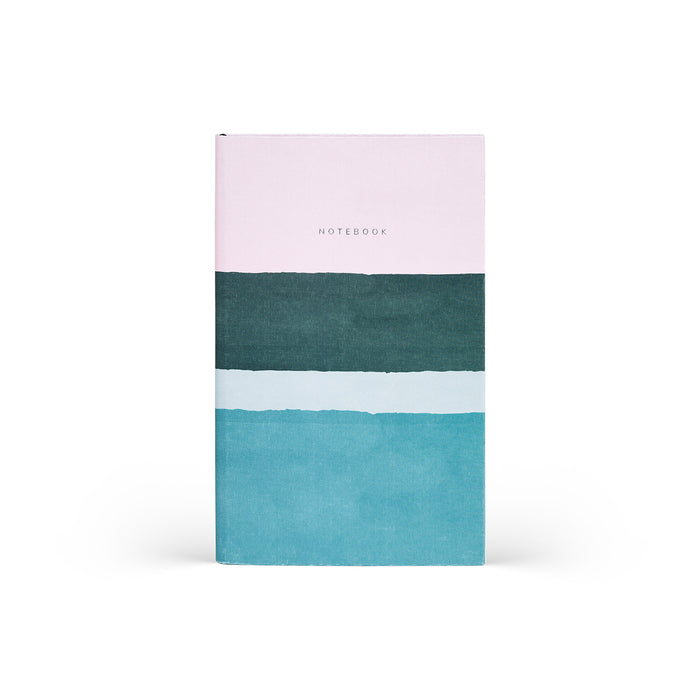 Castelli Stripes Notebook, Mid Ruled, 130mm x 210mm, Dusty Pink CX1000756