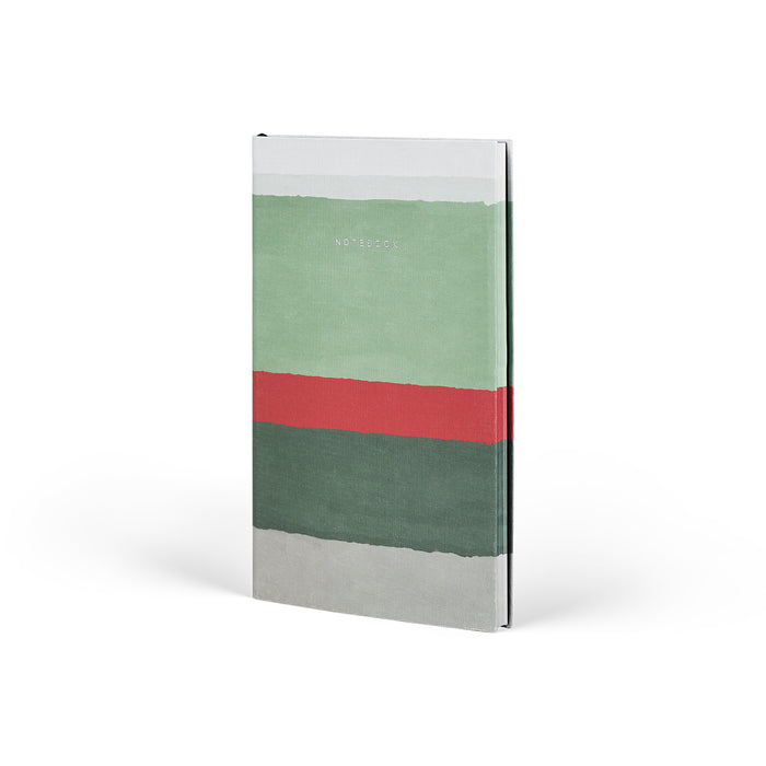 Castelli Stripes Notebook, Mid Ruled, 130mm x 210mm, Sage CX1000755