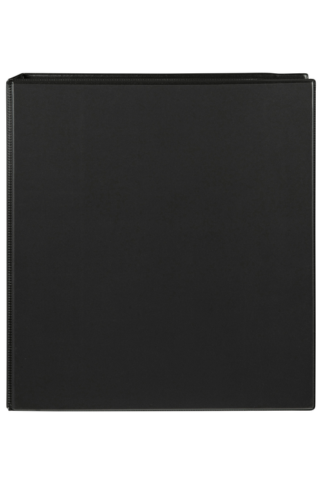 Marbig A4 Insert Cover Ring Binder, 50mm 3 D Rings, Black