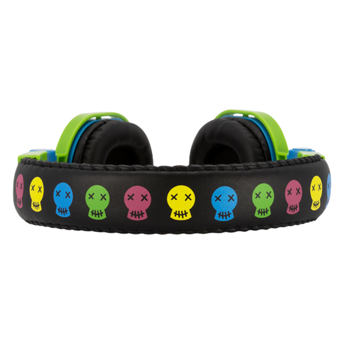 Moki Popper On-Ear Headphones - Skull Black