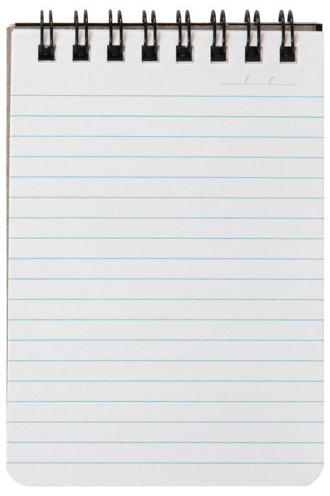 Spirax P560 Polypropylene Cover Pocket Notebook 112mm x 77mm 96 Pages x 40's pack