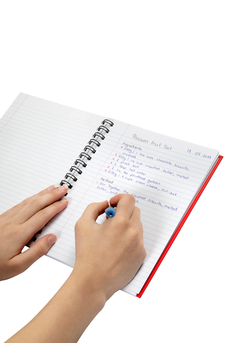 Spirax 511 Red Hard Cover 225mm x 175mm 200 pages Notebook x 5's pack