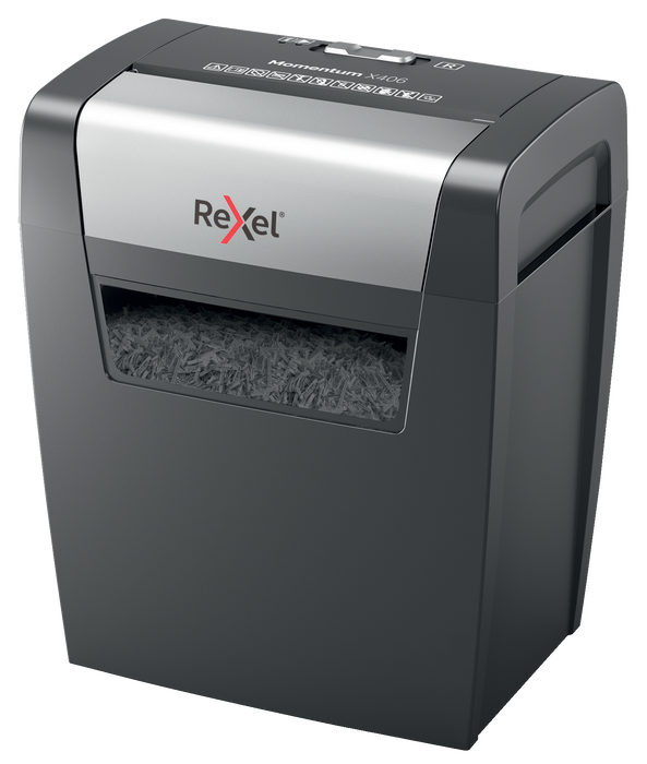 Rexel Momentum X406 Paper Shredder, Cross Cut