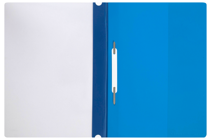 Marbig A4 Deluxe Flat File, Clear Front Cover, Blue