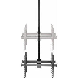 Ceiling TV Mount - Back-to-Back - Dual Screen Mount - For 32in to 75in Displays - 3.5 to 5 Pole - Full Motion - Steel IM4417721