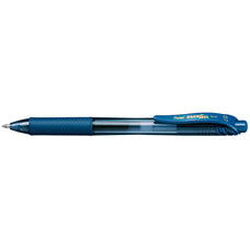 Pentel Energel-X Gel Roller Pen Retractable BL107 0.7mm Navy - Pack of 12