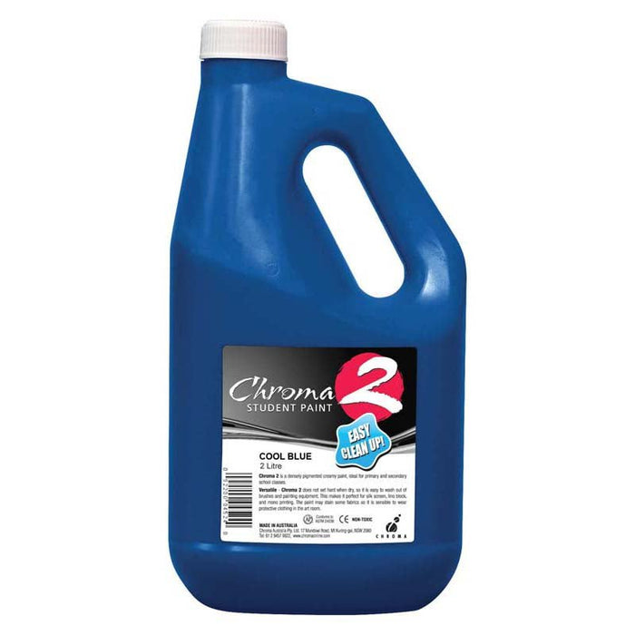 Chroma C2 Student Paint 2 Litres - Cool Blue CX178388