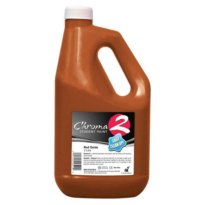 Chroma C2 Student Paint 2 Litres - Red Oxide CX178395