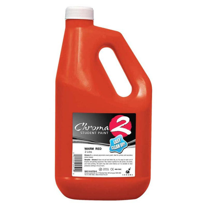 Chroma C2 Student Paint 2 Litres - Warm Red CX178397