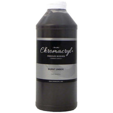 Chromacryl Acrylic Paint 1 Litre - Burnt Umber CX177975