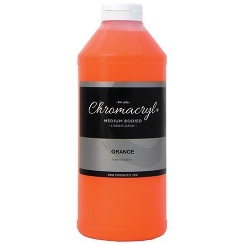 Chromacryl Acrylic Paint 1 Litre - Orange CX177993