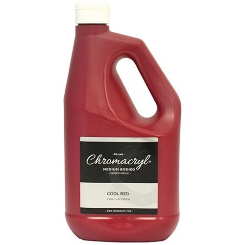 Chromacryl Acrylic Paint 2 Litre - Cool Red CX177982