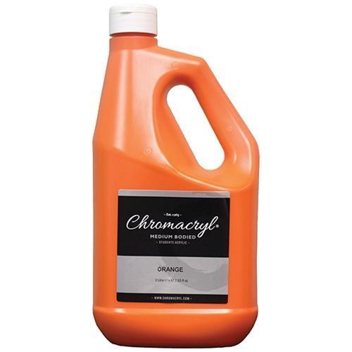 Chromacryl Acrylic Paint 2 Litre - Orange CX177994