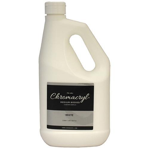 Chromacryl Acrylic Paint 2 Litre - White CX178484