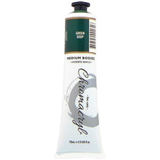 Chromacryl Acrylic Paint 75ml Tube - Deep Green CX178082