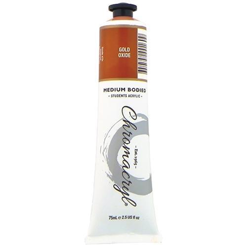 Chromacryl Acrylic Paint 75ml Tube - Gold Oxide CX178081