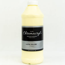 Chromacryl Acrylic Paint Student 1 Litre Pastel Yellow CX178317
