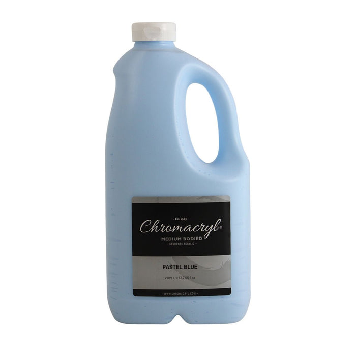 Chromacryl Acrylic Paint Student 2 Litre Pastel Blue CX179312