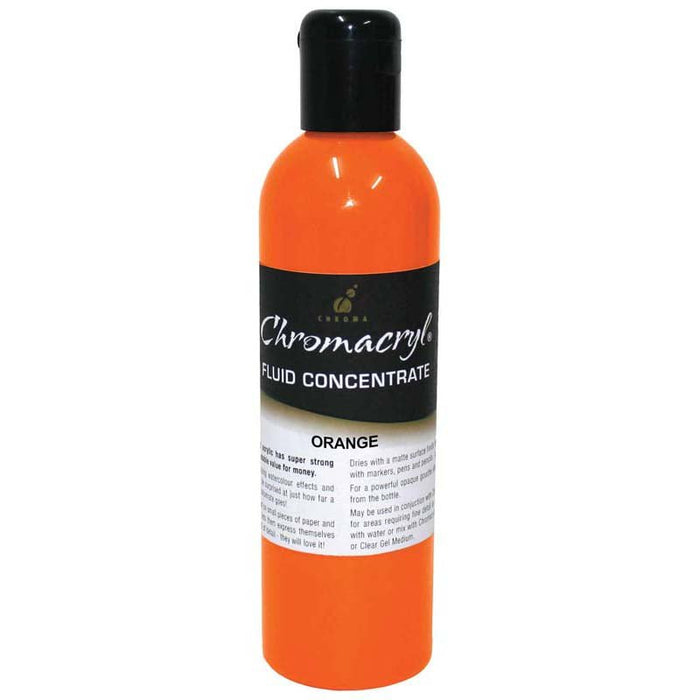 Chromacryl Fluid Concentrate 250ml - Orange CX178502