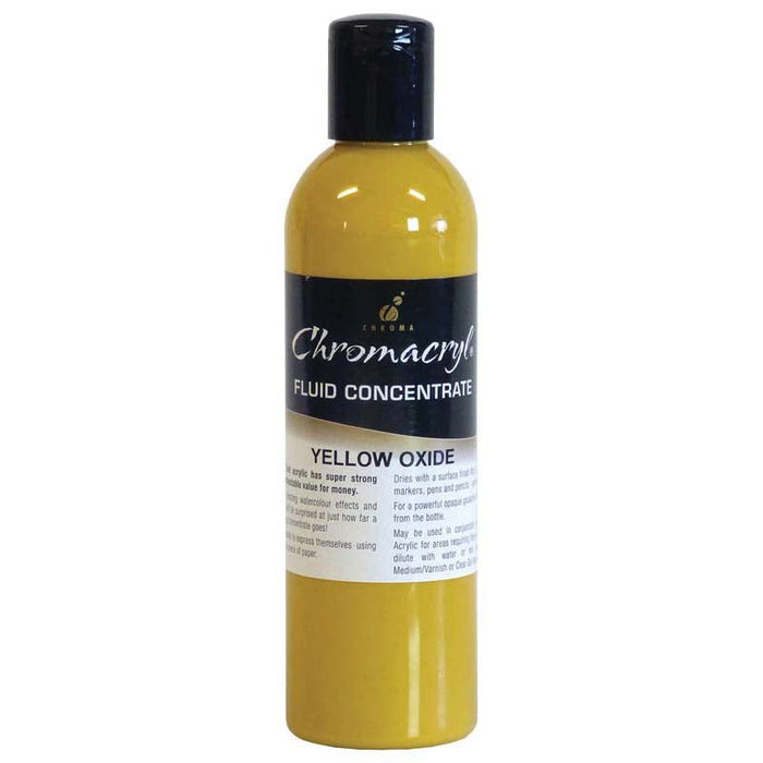 Chromacryl Fluid Concentrate 250ml - Yellow Oxide CX178509