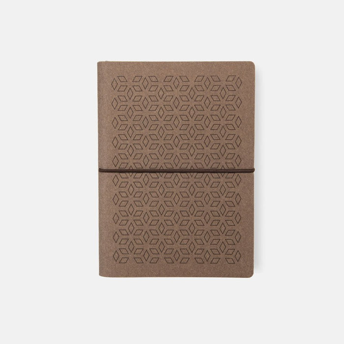 Ciak Vogue A5 Lined Notebook Coffee Rhombus CXC8185CKV33C