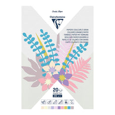 Clairefontaine Coloured Grained Paper Pad, A4, 210g, 20 Sheets FPC97145C