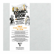 Clairefontaine Comic Book 220x220mm 220g 32 sheets FPC975198C