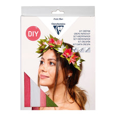 Clairefontaine Crepe Paper Kit Flower Wreath FPC97707C
