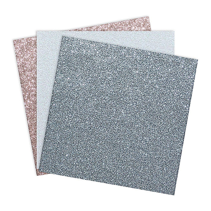 Clairefontaine Cutting Paper Adhesive Glitter 250g 30.5x30.5cm, Pack of 6 FPC95735C
