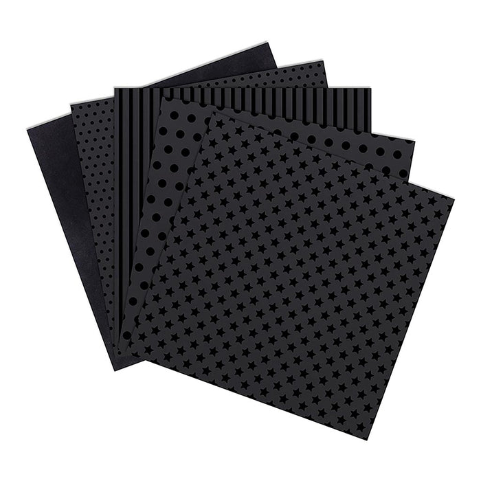 Clairefontaine Cutting Paper Flocked 185g 30.5x30.5cm, Pack of 5 FPC95734C