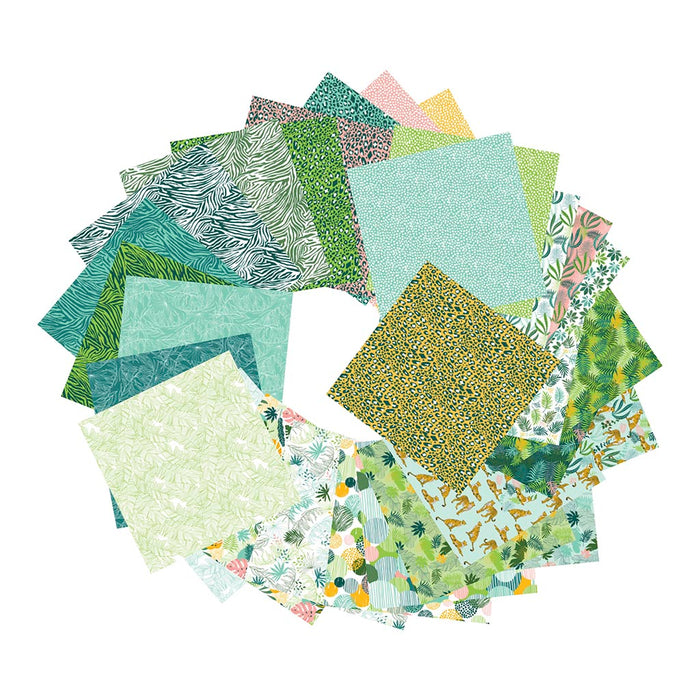 Clairefontaine Origami Paper Exotic Freshness, 15x15cm, 60 Sheets FPC95353C