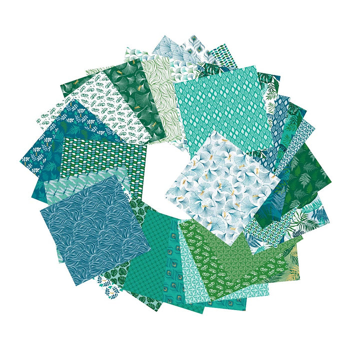 Clairefontaine Origami Paper Vegetal, 15x15cm, 60 Sheets FPC95354C