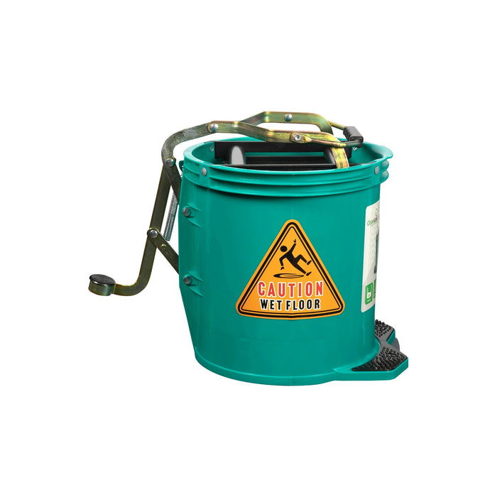 CleanLink 16L Heavy Duty Mop Bucket, Green AO12002