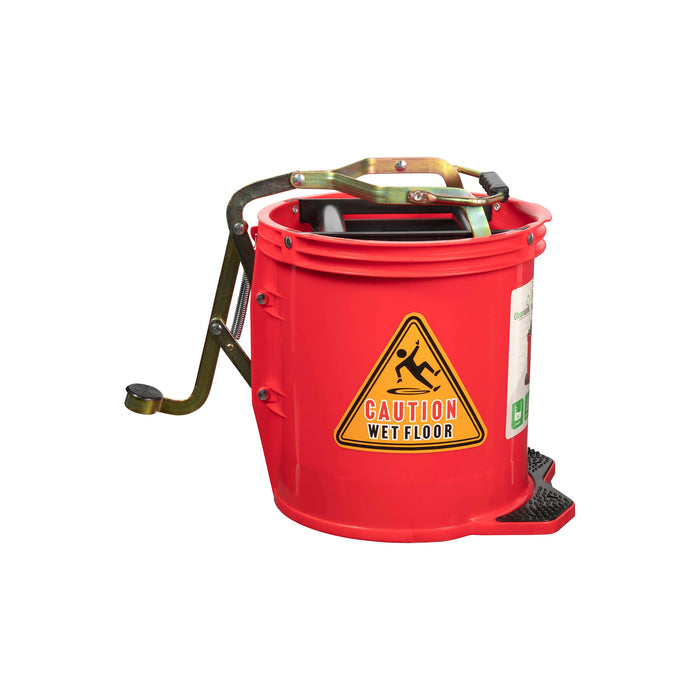 CleanLink 16L Heavy Duty Mop Bucket, Red AO12003