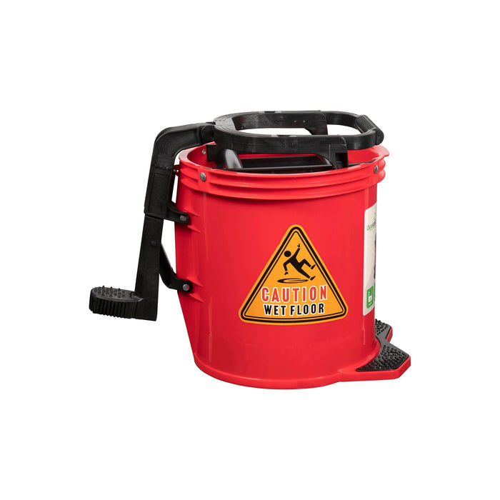 CleanLink 16L Heavy Duty Mop Bucket, Red AO12116