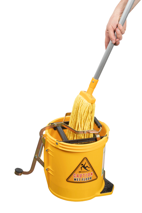 CleanLink 16L Heavy Duty Mop Bucket, Yellow AO12001