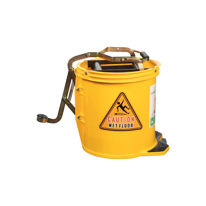 CleanLink 16L Heavy Duty Mop Bucket, Yellow AO12001