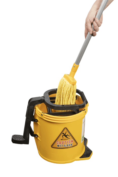 CleanLink 16L Heavy Duty Mop Bucket, Yellow AO12118
