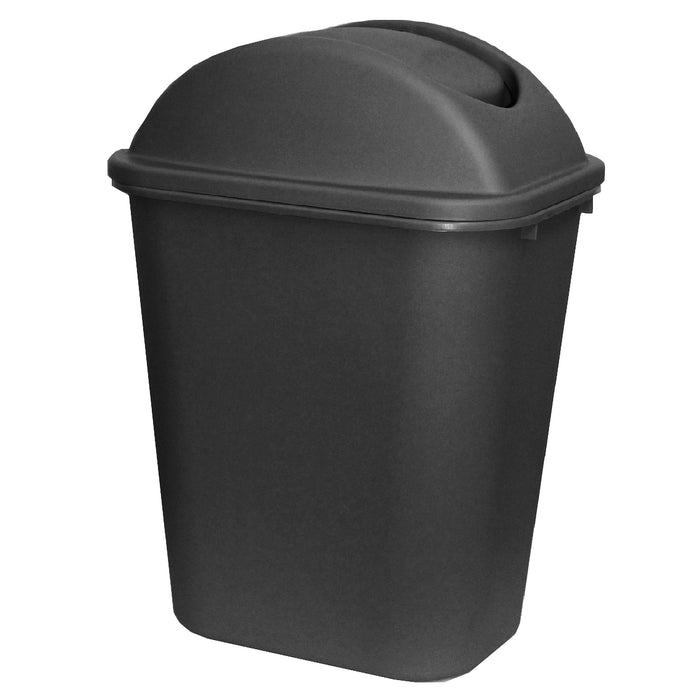 Cleanlink 24L Dustbin With Lid, Grey AO12069