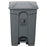 Cleanlink 45L Rubbish Bin With Lid & Paddle, Grey AO12059