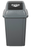 Cleanlink 60L Rubbish Bin with Spring Loaded Bullet Lid, Grey AO12056