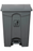 Cleanlink 68L Rubbish Bin With Lid & Paddle, Grey AO12061