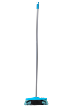 Cleanlink Indoor Broom with Metal Handle, Blue AO12181