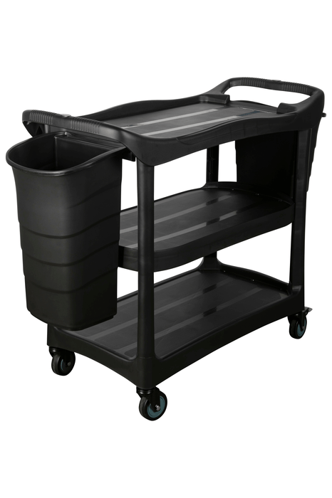 Cleanlink Utility Trolley with 2 Bucket, Black AO12019A