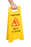 Cleanlink WET FLOOR Safety Sign, Yellow AO12050