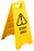 Cleanlink WORK AREA Safety Sign, Yellow AO12162