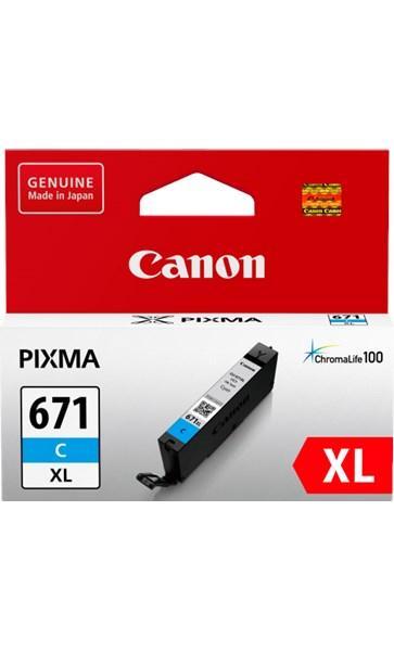 CLI671 / CLI 671XL Cyan Original Canon Cartridge DSCI671XLC