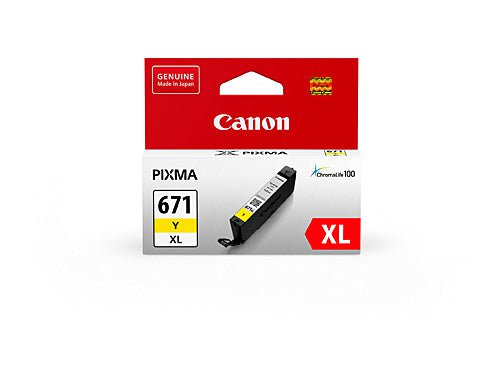 CLI671 / CLI 671XL Yellow Original Canon Cartridge DSCI671XLY